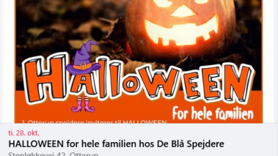 Halloween reklame
